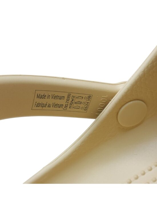 Crocs Classic Lockdown Clog Beige With Red Details Mens Size 10 Womens 12 main image 4